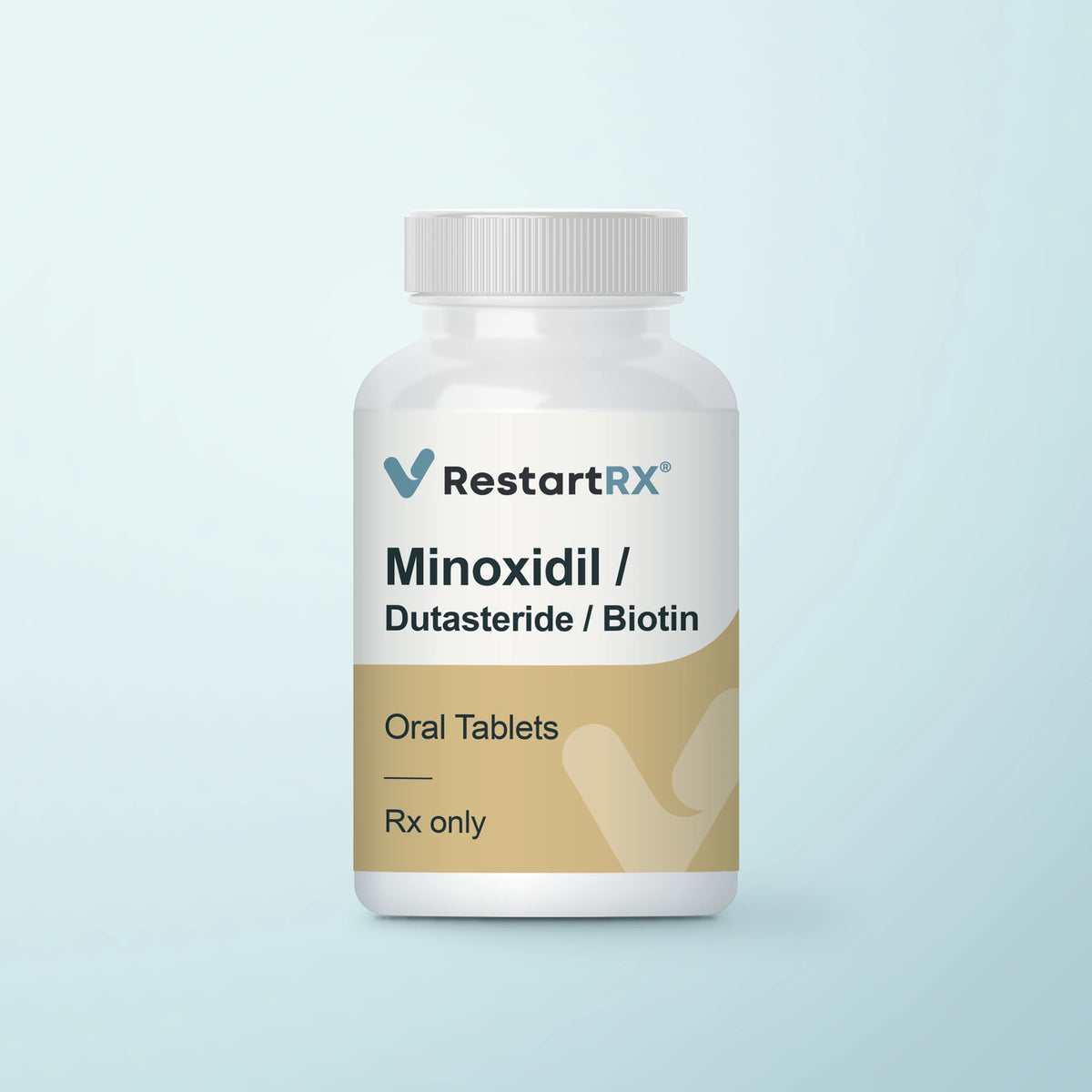 Minoxidil, dutasteride and biotin oral tablets